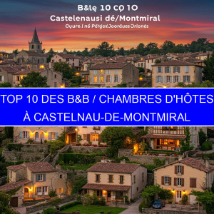Top 4 des B&B / Chambres d'hôtes à Castelnau-de-Montmiral