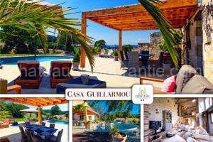 Casa Guillarmou - Évasion Enchantée avec Piscine Chauffée, Spa & Clim - Vue Exceptionnelle à Castelnau-de-Montmiral