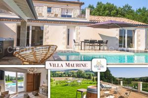 Photo de la Villas Villa Maurine - Piscine chauffée - Spa - Clim - Salle de Fitness à Castelnau-de-Montmiral